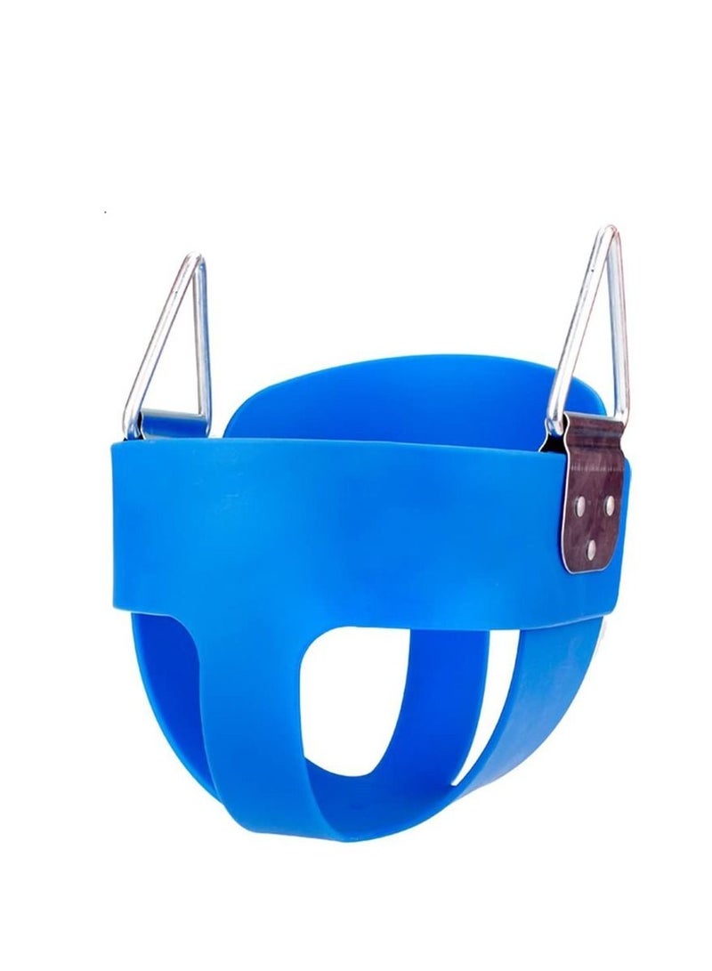 Toddler High Back Full Bucket Swing Seat With 1.5M Coated Chain And Quick Link Hooks