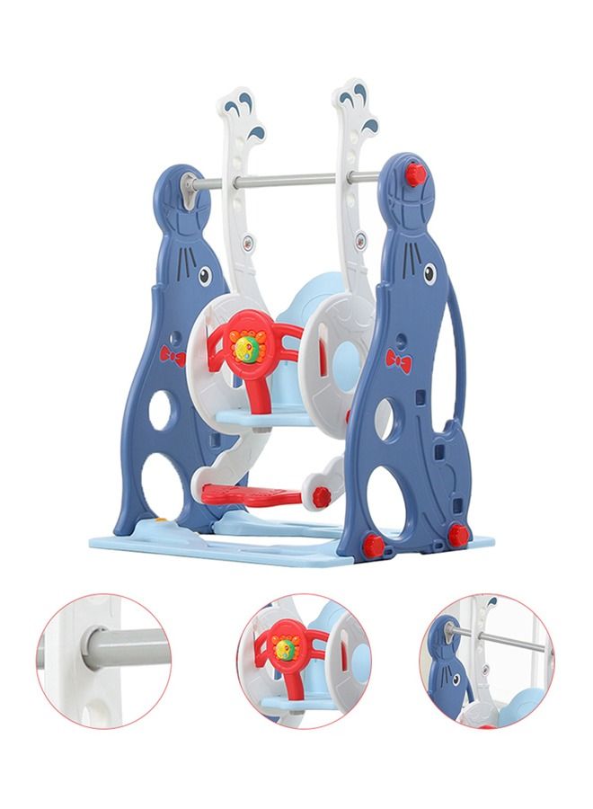 Sea Lion Theme Plastic Swing For Kids Multifunctional Play Toys