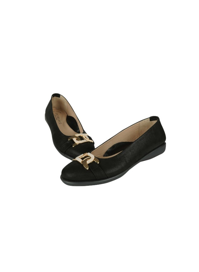 DFC RELAX Ladies Flat Shoes E 1626 90 Black