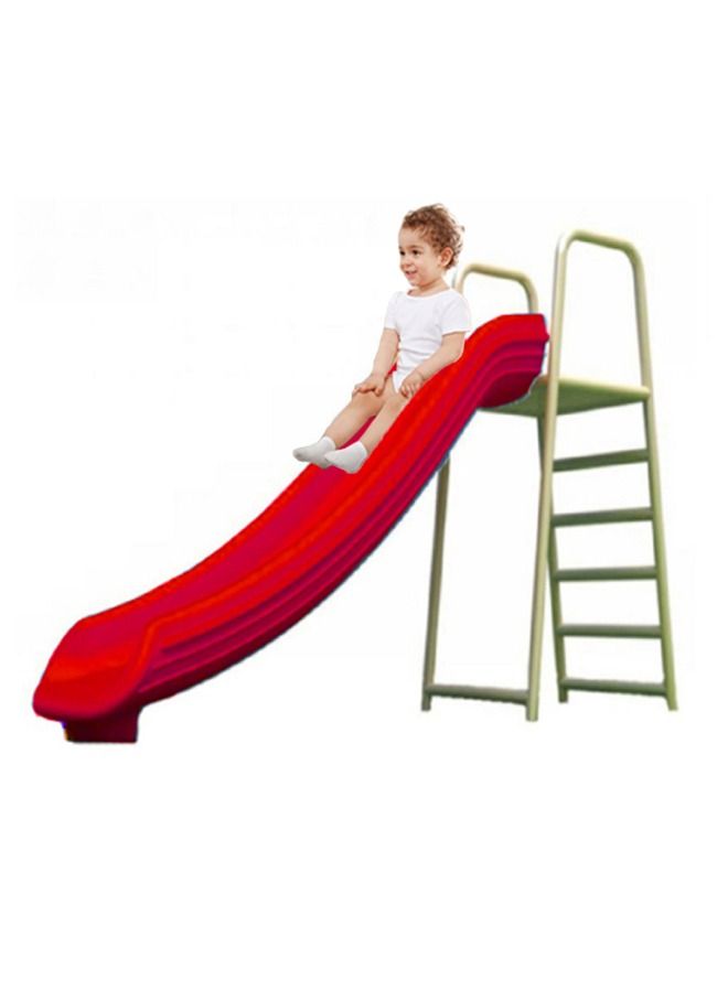 Backyard Kids Plastic Slide With Stairs Indoor Kindergarten Toy