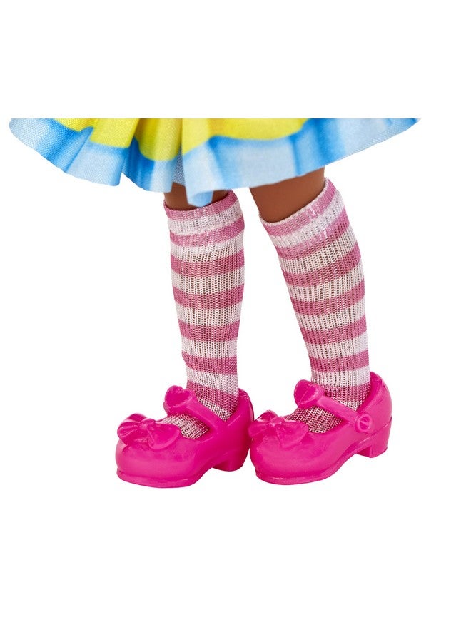 Dream Bella Little Candy Princess Jaylen Lollipop Scented 5.5 Doll With Scratch 'N Sniff Tag Long Pink Hair Headband Rainbow Skirt 4 Fashion Accessories Gift For 38 Years