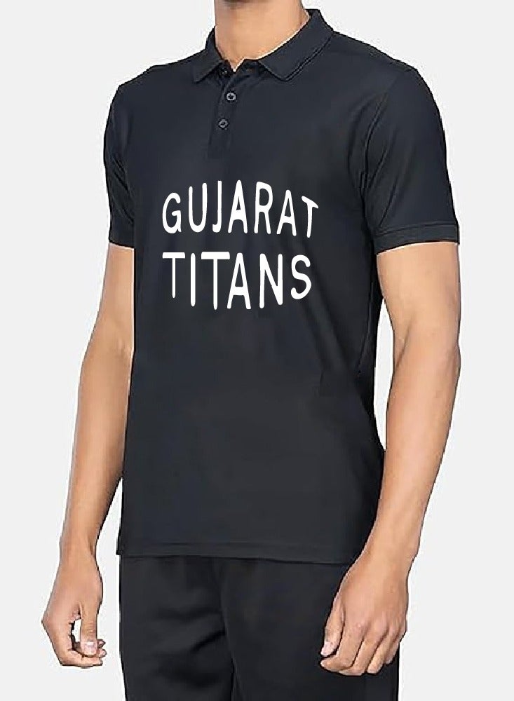 Gujarat  Cricket Jersey for Men - Dry-Fit T-Shirt for Men - Perfect for Gujarat  Cricket Fans - Match Day