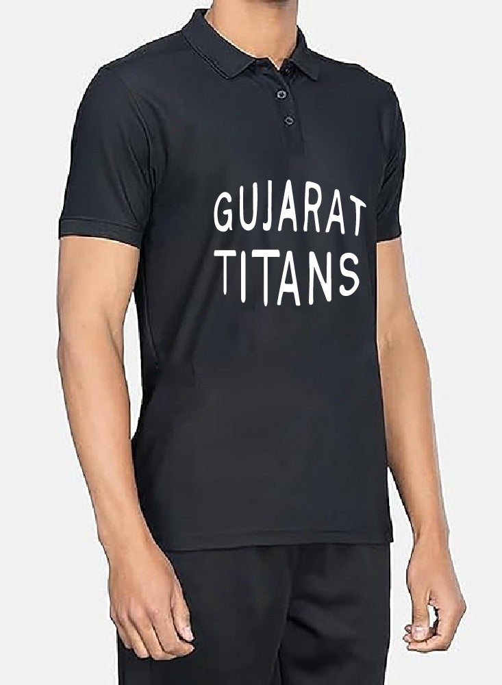 Gujarat  Cricket Jersey for Men - Dry-Fit T-Shirt for Men - Perfect for Gujarat  Cricket Fans - Match Day