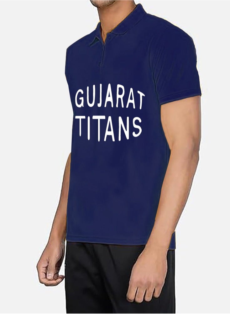 Gujarat  Cricket Jersey for Men - Dry-Fit T-Shirt for Men - Perfect for Gujarat  Cricket Fans - Match Day