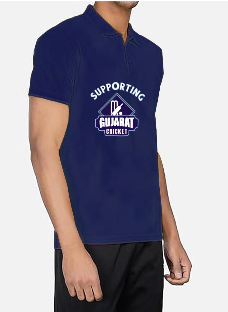 Gujarat  Cricket Jersey for Men - Dry-Fit T-Shirt for Men - Perfect for Gujarat  Cricket Fans - Match Day