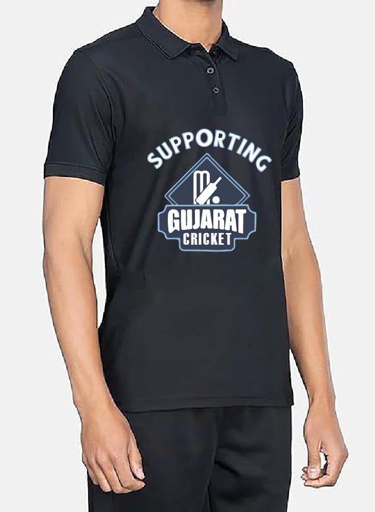 Gujarat  Cricket Jersey for Men - Dry-Fit T-Shirt for Men - Perfect for Gujarat  Cricket Fans - Match Day