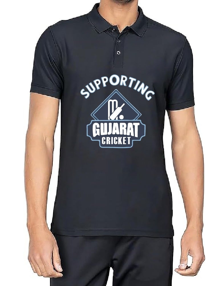 Gujarat  Cricket Jersey for Men - Dry-Fit T-Shirt for Men - Perfect for Gujarat  Cricket Fans - Match Day