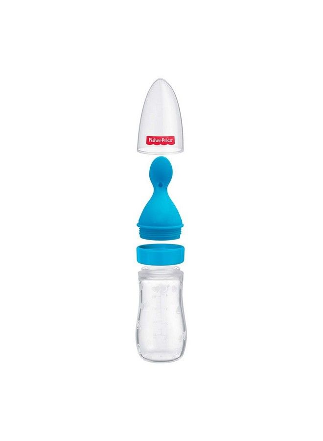 Squeezy Silicone Food Feeder Blue 125Ml