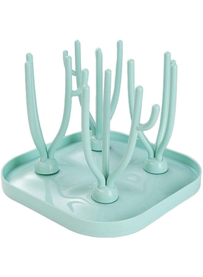 Foldable Baby Bottle Drying Racks Feeding Cup Nipple Storage Shelf Stand Holder Green Drying Rack