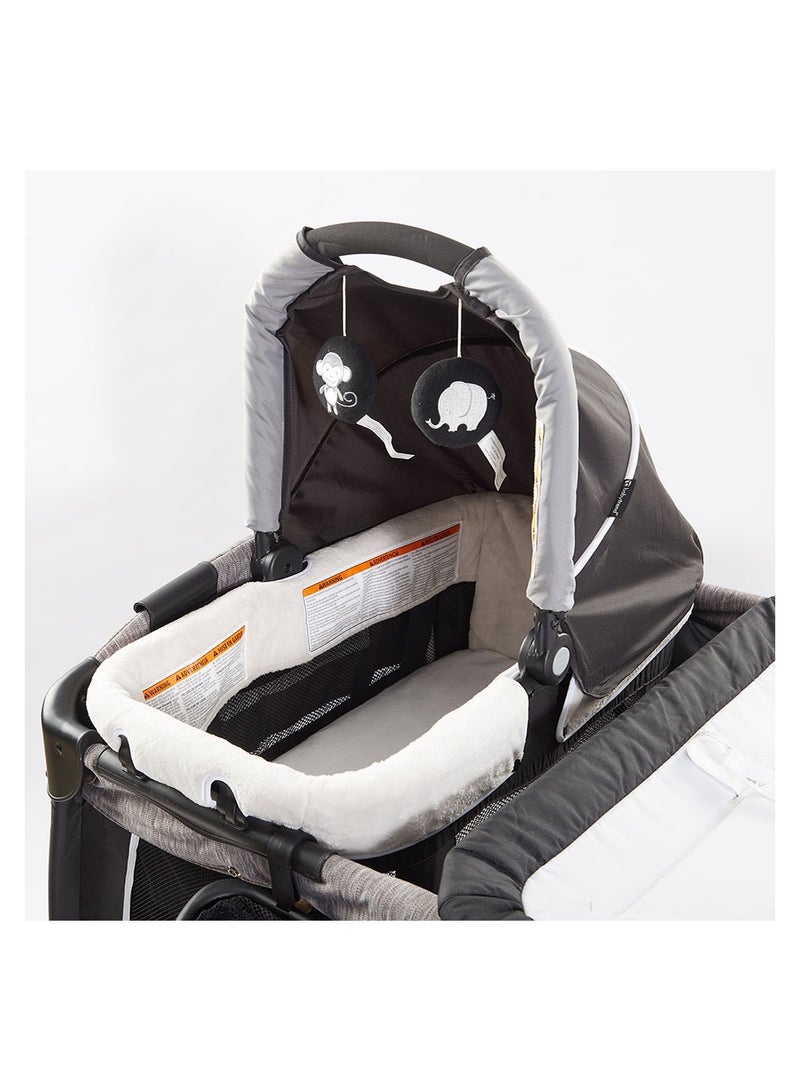 COOLBABY Baby Bed Portable Game Bed Mobile Multifunctional Baby Bed Newborn Basket Splicing Bed Foldable Playard for Baby Toddler