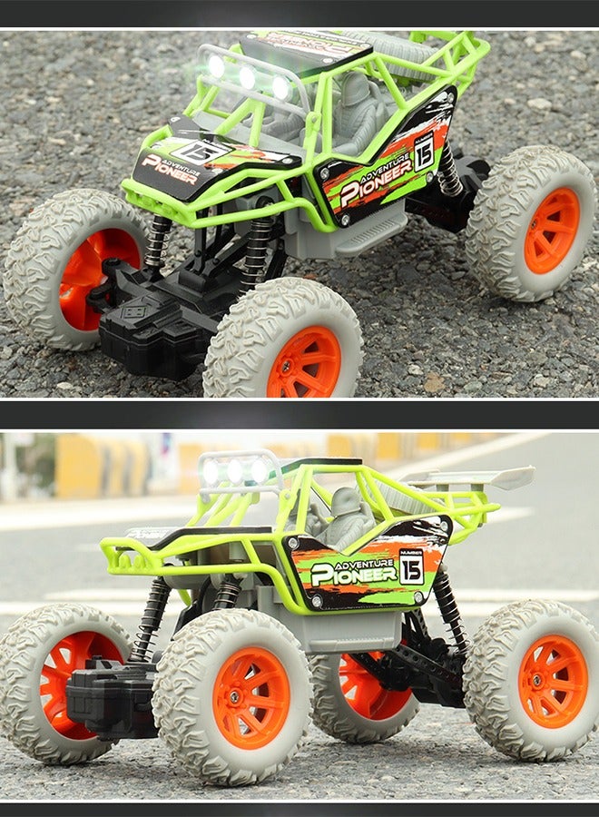 1:20 RC Car Toys, Off Road Remote Control Cars, All Terrains Electric Toy Offroad Climbing RC Racing Car High Speed with Led Lights and Rechargeable Battery