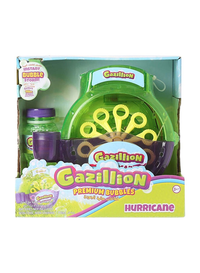 Premium Bubble Hurricane Machine Battery Operated