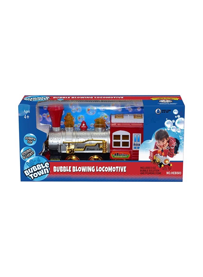 Bubble Blowing Locomotive - Suitable for 4 years and above. 38 x 18.2 x 11.5cm