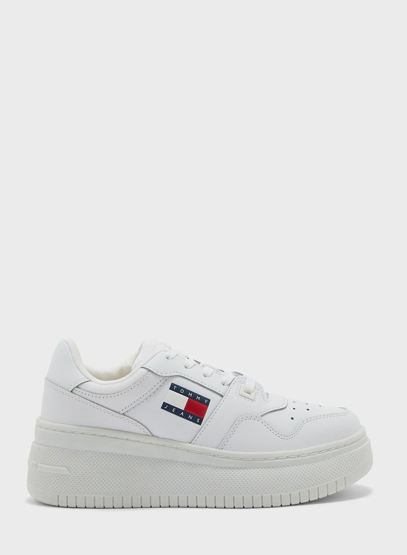 Retro Basket Flatform Low Top Sneakers