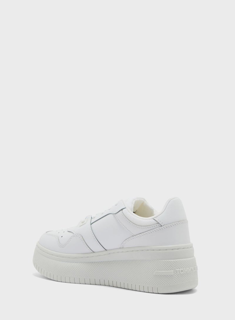 Retro Basket Flatform Low Top Sneakers