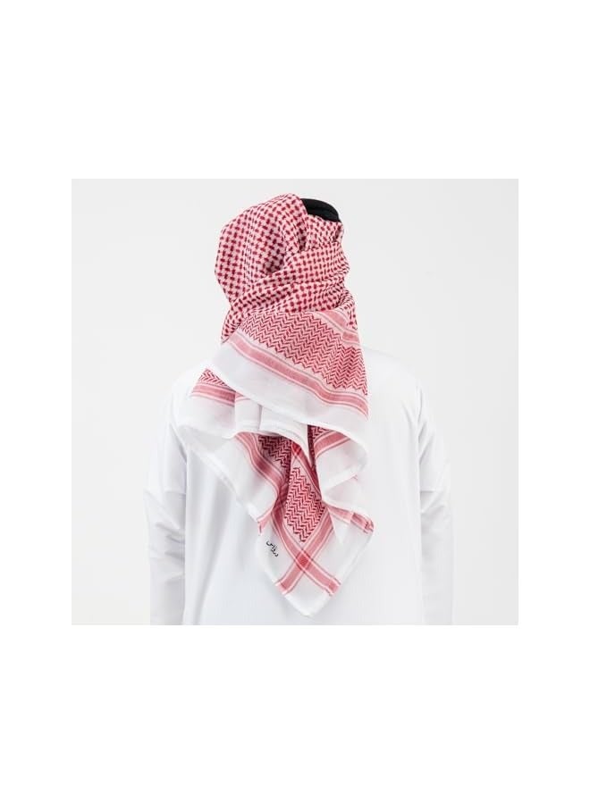 Arab Style Shemagh Wrap, Keffiyeh Middle East Desert Scarf, Men’s Arabic Scarves, Neck & Face Headwear Arabian Costume Accessories Cultural Elegance Versatile Fashion