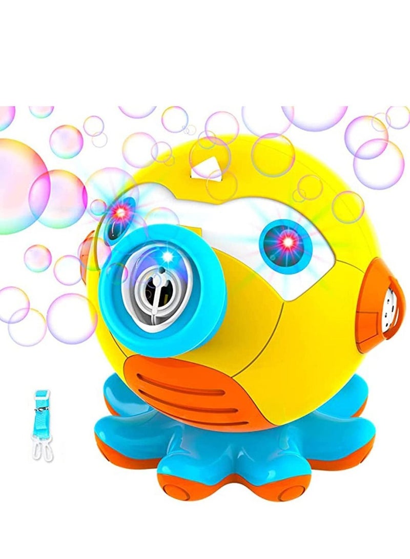 KASTWAVE Bubble Machine, Blower for Toddlers Octopus Auto Maker with Light Kids Automatic Outdoor Indoor Toy