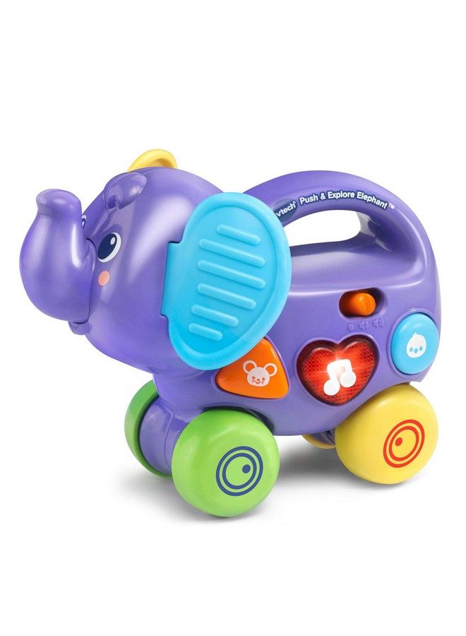 Push & Explore Elephant Purple