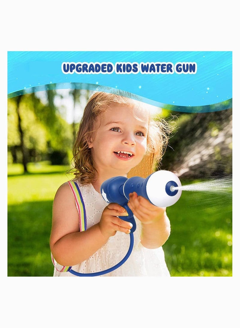 Water Gun for Kids Backpack Water Gun with 2L High Capacity Tank Adjustable Straps Kids Summer Pool Beach Sand Outdoor Water Fighting Play Toys Summer Outdoor Water Spray Pull Toy (Green Dinosaur)