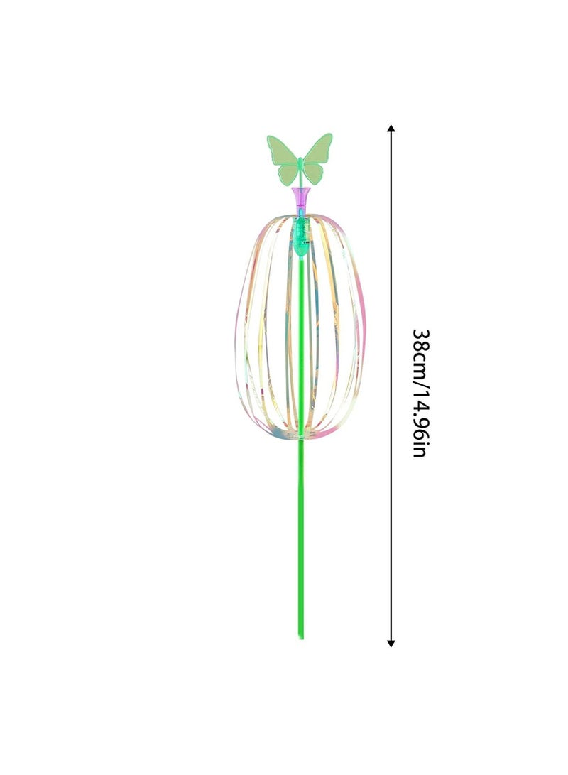 Bubble Wands for Kids Variety Magic Twist Wand Lights Up Colorful Twists Flower Party Favor 20Pcs(Random Style)