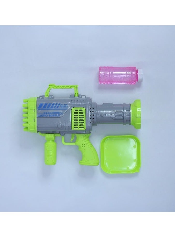 Bubble Gun, Upgraded Bubble Machine Gun with Color Light, Bazooka Bubble Machine, Suitable for Children Adults, Indoor and Outdoor Birthday Wedding Party Events