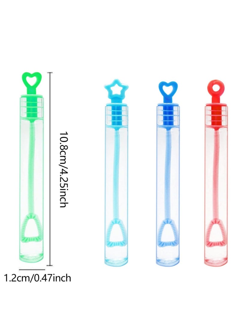 20pcs Empty Bubble Tubes Bottles Wedding Wand Tube Bubbles Love Heart Favour Party Bag Fillers Test Without Liquid for