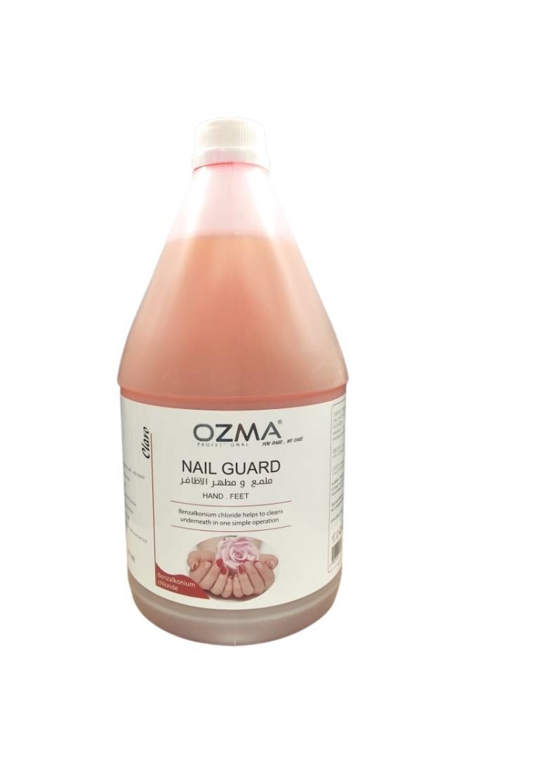 OZMA Clavo Benzalkonium Chloride Cuticle Tint    -  effective nail Cleansing (Nail Guard) 3.78 L