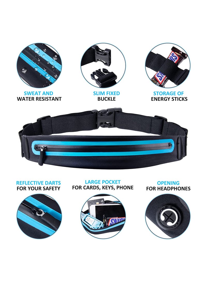 Slim Running Belt for Women  Men, Running Waist Pack Phone Holder, Jogging Workout f anny Pack Runners Pouch Gear Accessories for iPhone 12 11 Pro Max XS XR 8 7 Plus Traveling Gift Style 1