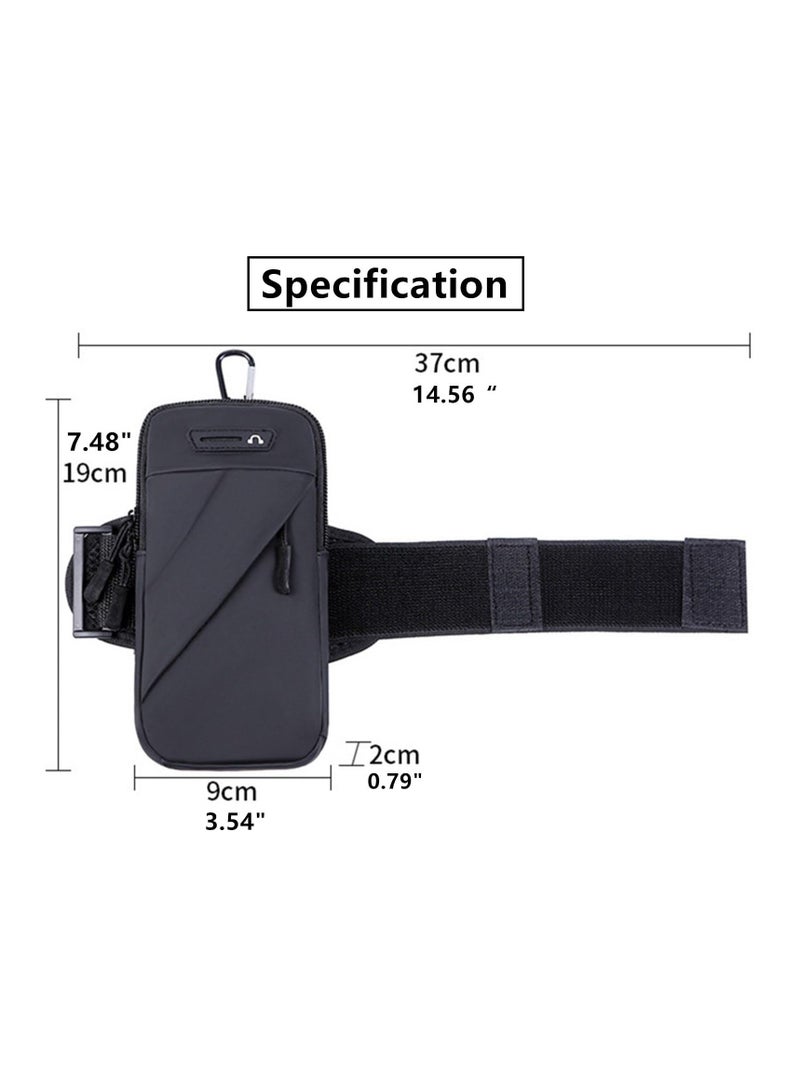New Arm Band for Phone for Running, Cell Phone Pouch with Adjustable Elastic Band, Waterproof Armband Cell Phone Holder for Running, Walking, Hiking, Biking (pink)