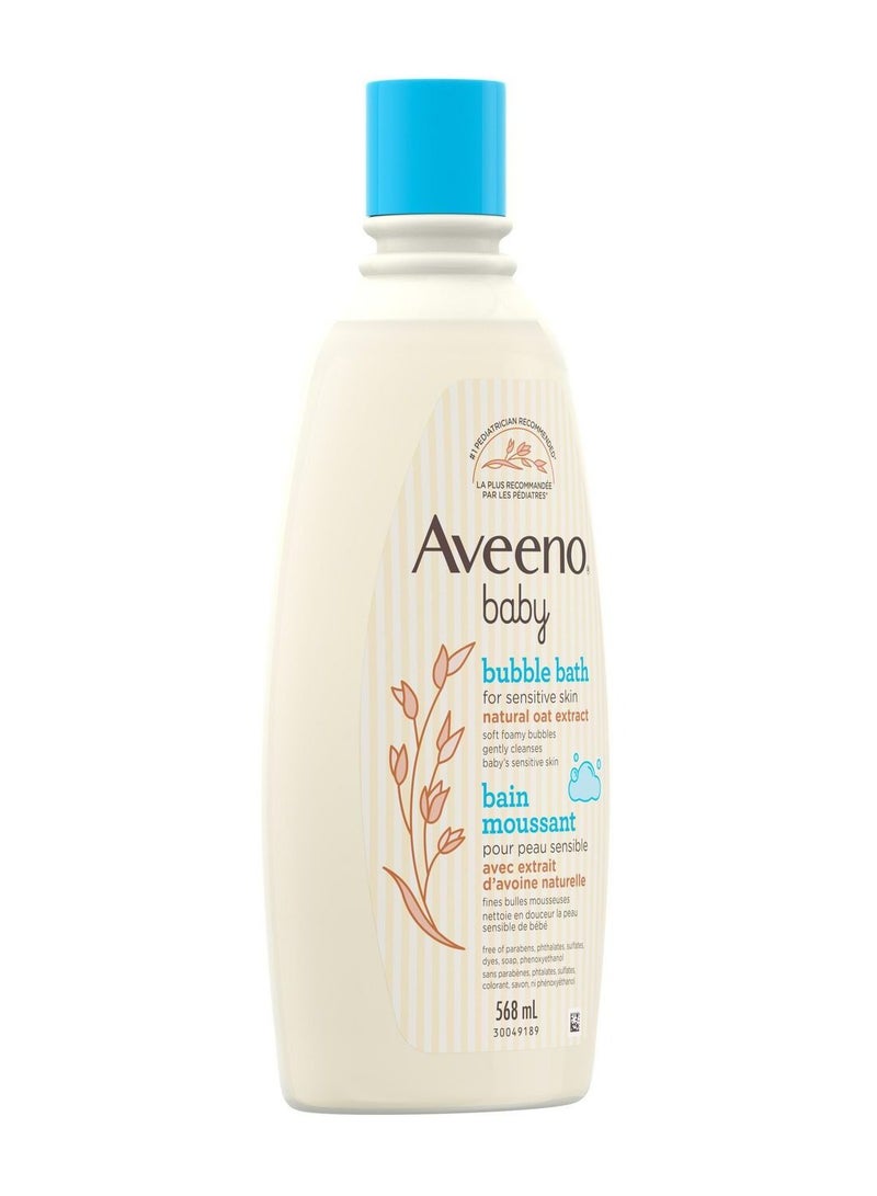 Aveeno Baby Sensitive Skin Bubble Bath with Oat Extract 568ml