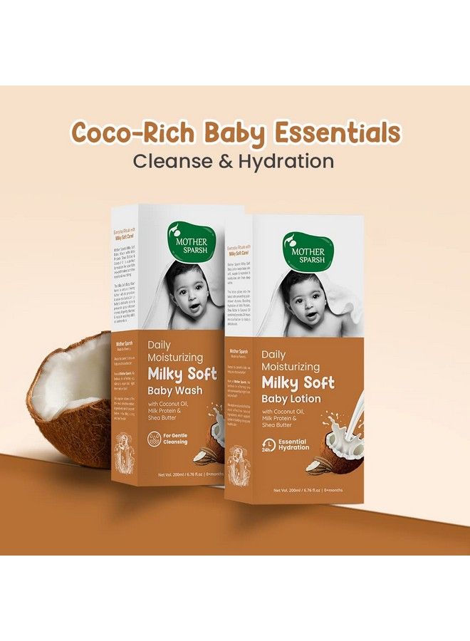 Milky Soft Baby Wash With Milk Protein & Coconut Oil ; 400Ml