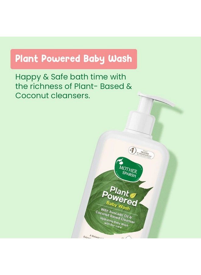 Mother Sparsh Plant Powered Natural Baby Face Cream 50G + Mother Sparsh Plant Powered Natural Baby Wash 200 Ml