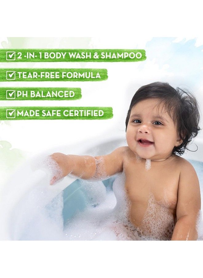 Milky Soft Head To Toe Wash With Oats Milk And Calendula For Babies400 Ml 2 In 1 Tear Free Body Wash & Shampoo ; Moisturizes And Soothes Skin