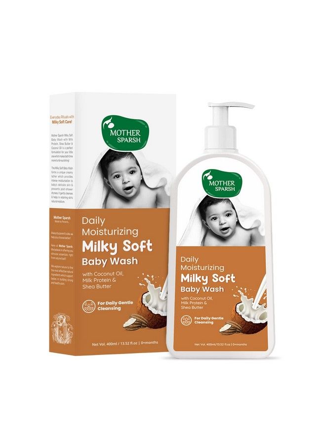 Milky Soft Baby Wash With Milk Protein & Coconut Oil ; 400Ml