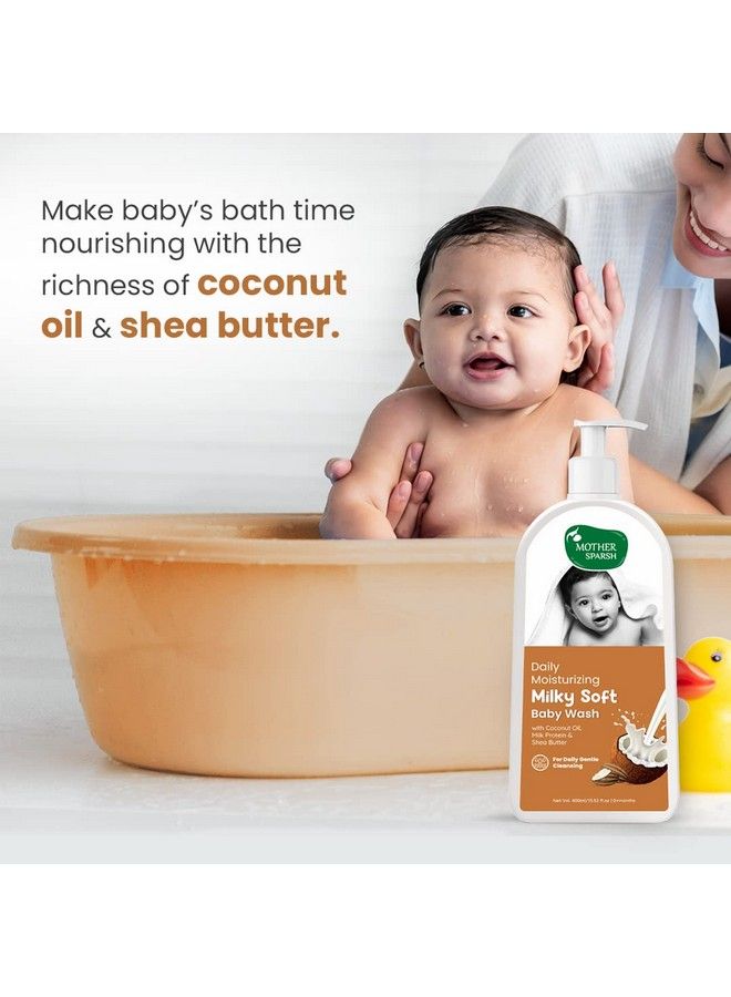 Milky Soft Baby Wash With Milk Protein & Coconut Oil ; 400Ml