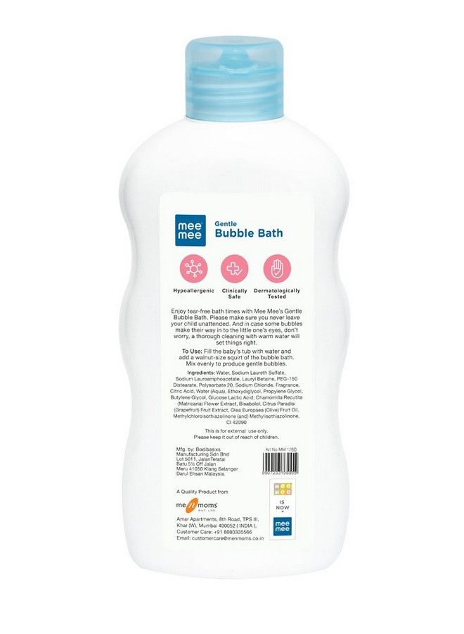 Gentle Baby Bubble Bath Liquid With Olive Extracts 500Ml