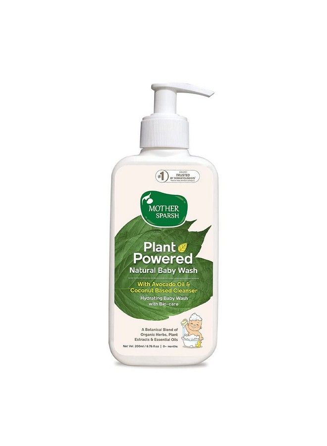 Plant Powered Natural Hydrating Baby Wash With Avacado Oil & Coconut 200 Ml