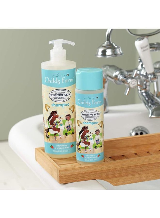 Strawberry And Organic Mint Shampoo For Sensitive Skin, 500ml