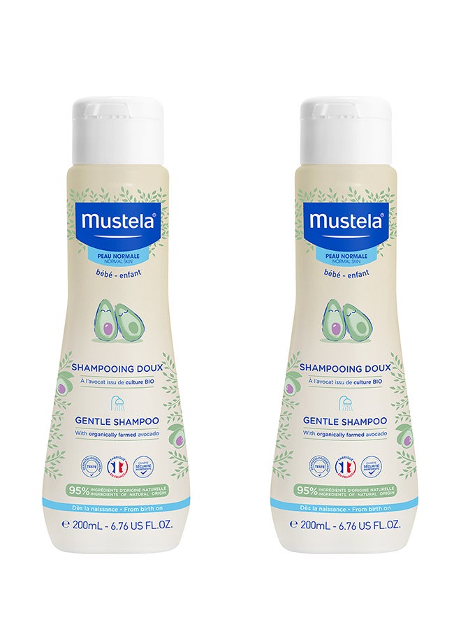 Gentle Baby shampoo With Farmed Avocado, Pack of 2, 200ml+200ml