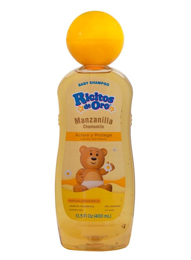 Baby Shampoo Cleansing And Lightening Baby Shampoo With Chamomile Paraben Free Hypoallergenic 2Pack Of 13.5 Fl Oz Each 2 Bottles