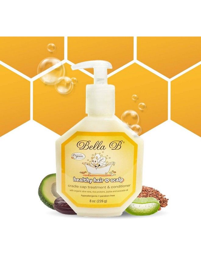 Healthy Hair & Scalp Baby Cradle Cap Treatment 8 Oz Cradle Cap Treatment For Babies Baby Conditioner Silky Hair Care Cradle Cap Treatment For Toddlers Conditioner For Babies