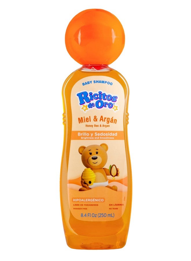 Honey Bee Shampoo Baby Cleansing Shampoo Rattle Cap Parabenfree Product For Baby’S Delicate Hair Hypoallergenic 3Pack Of 8.4 Fl Oz Each 3 Bottles