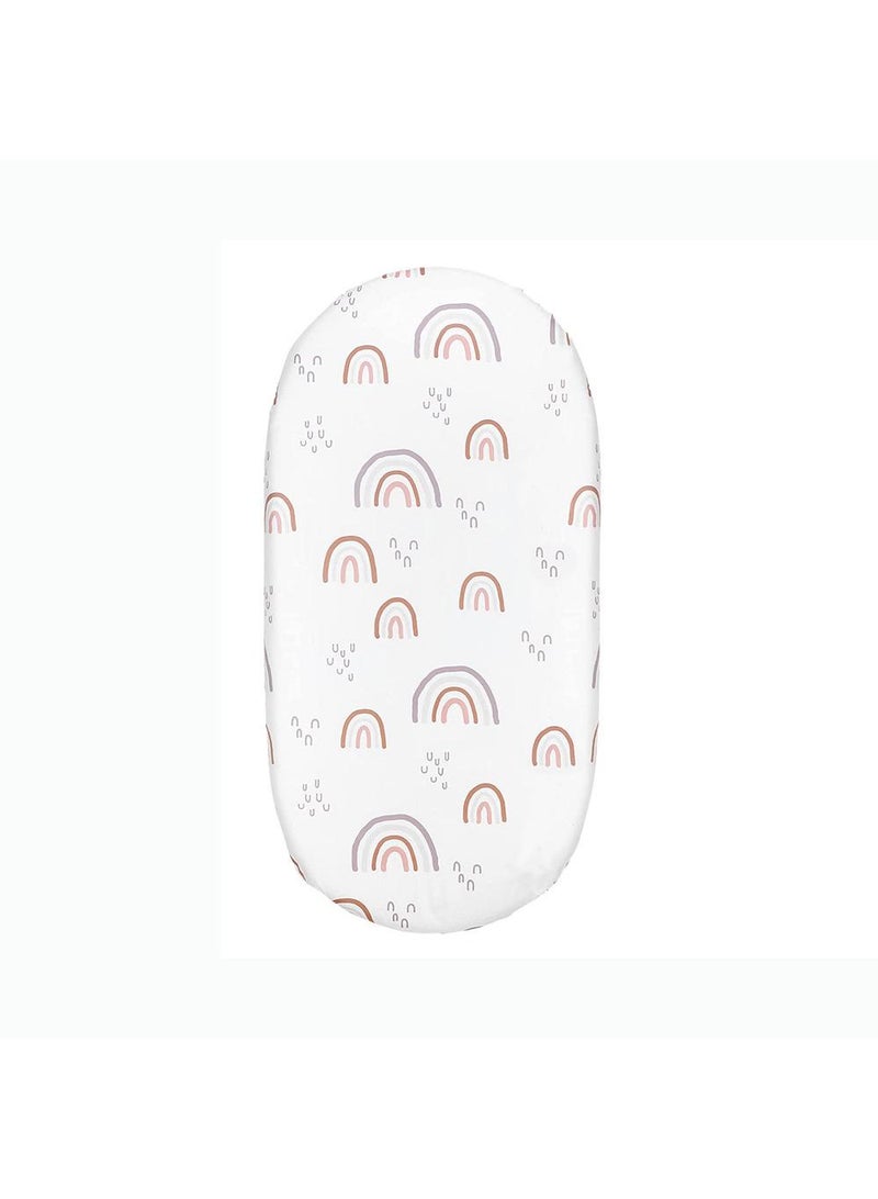 Baby's Printed Cradle Stretch Removable Bed Cover