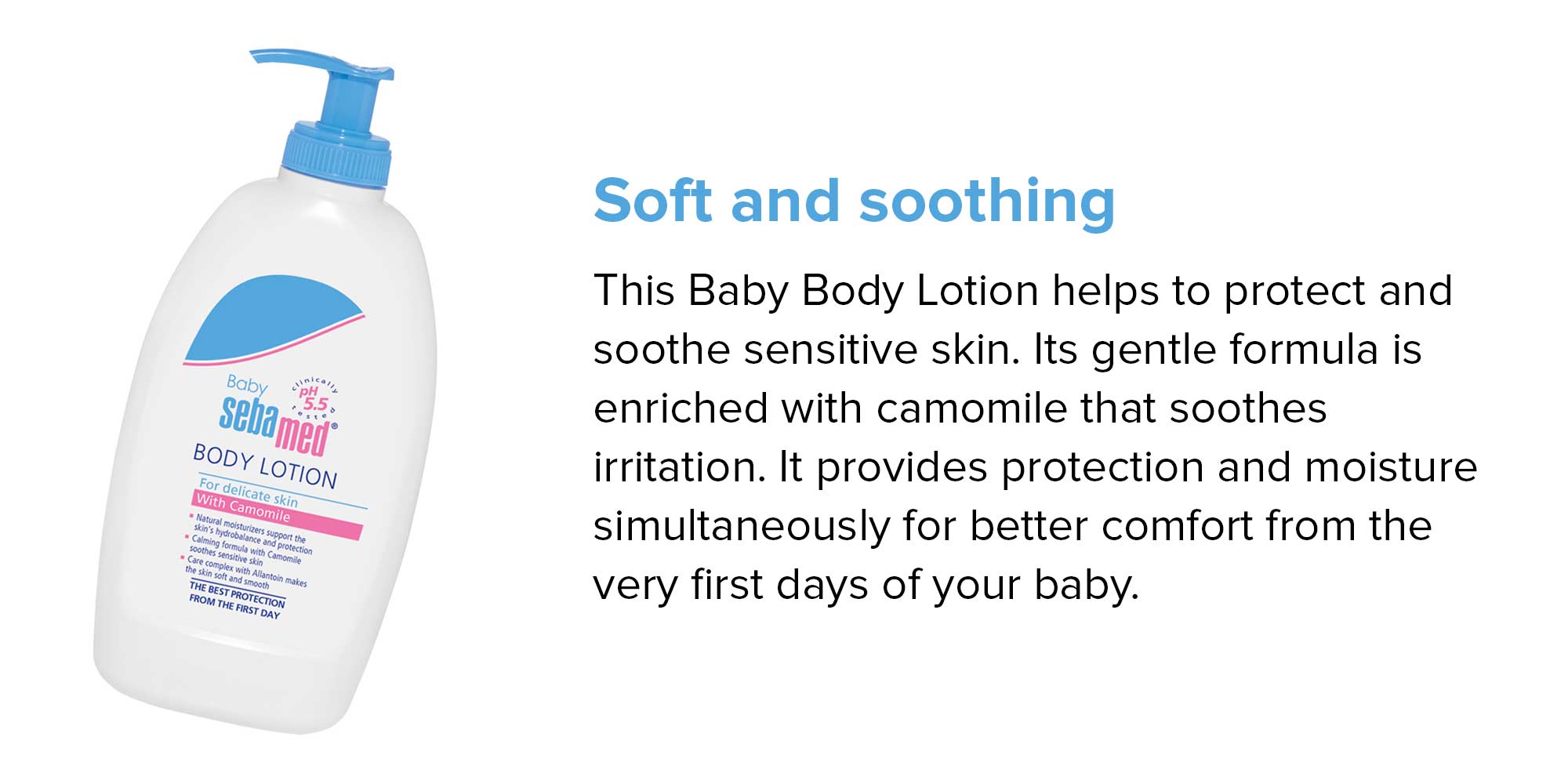 Baby Body Lotion For Delicate Skin, 400ml