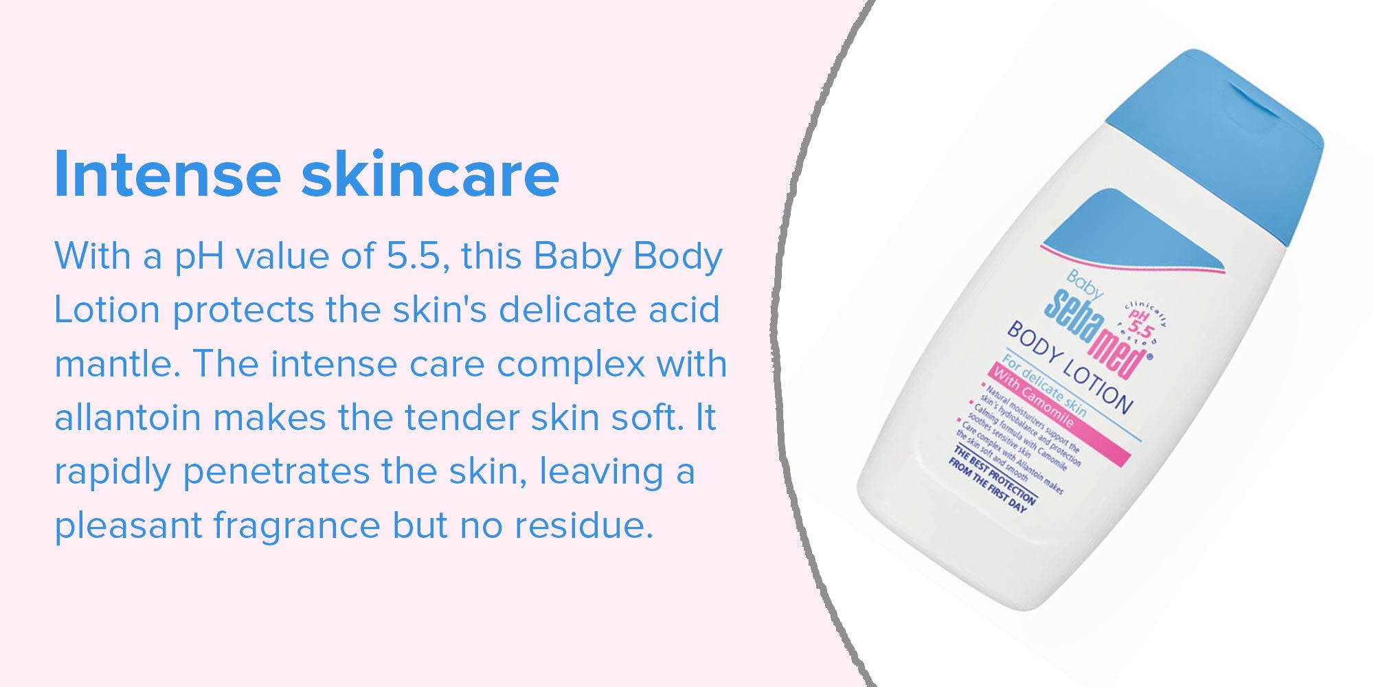 Moisturizing Baby Body Lotion For Delicate Skin With Camomile