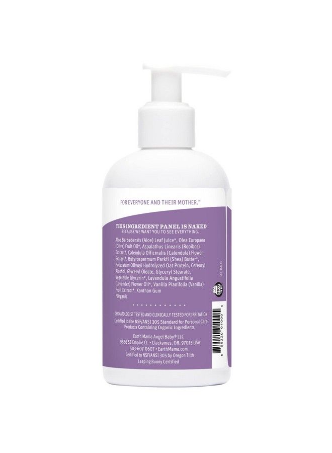 Calming Lavender Baby Lotion ; Nourishing Organic Calendula + Rooibos For Sensitive Skin 8 Fl Oz