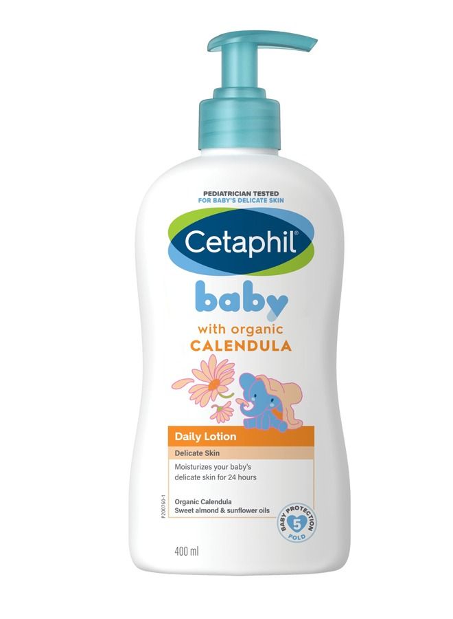 Cetaphil Baby Daily Lotion With Organic Calendula 400 ml