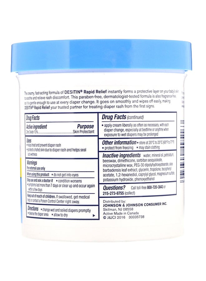 Rapid Relief Diaper Rash Cream Tub