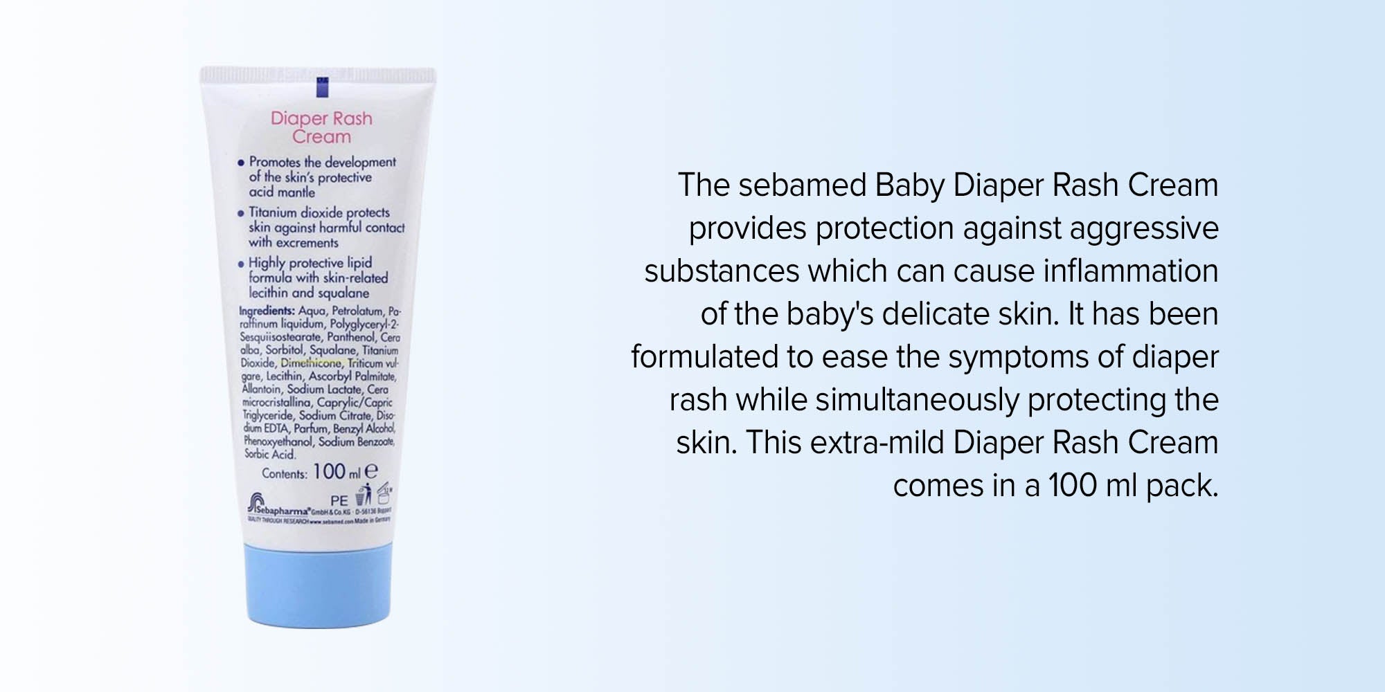 Baby Diaper Rash Cream With Penthanol - 100ml