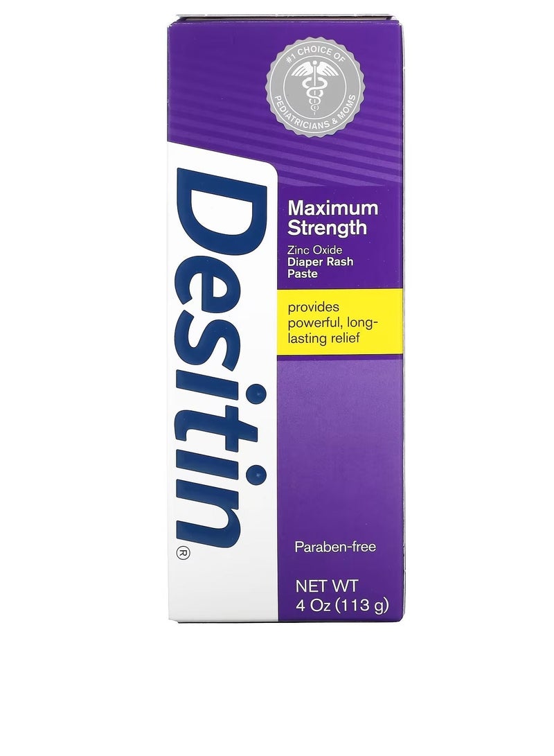 Diaper Rash Paste Maximum Strength 4 oz 113 g